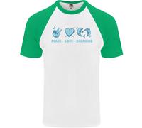 Pace Amore Delfini Maglietta Uomo S/S Baseball