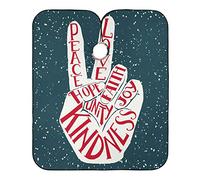 Pace Amore Dita Mantella Parrucchiere Lavabile Taglio Di Capelli Mantello Impermeabile Grembiule Da Parrucchiere Per Barbieri Parrucchieri Uomini 140X168Cm