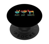 Pace, amore e asini PopSockets PopGrip Adesivo