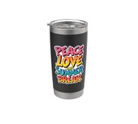 Pace Amore E Estate Break Vacanza Vacanza Adolescente Ragazzi Ragazze Bicchiere termico in acciaio inox doppia parete