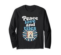 Pace Amore E Piastrelle Mahjong Tile Player Maglia a Manica