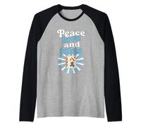 Pace Amore E Piastrelle Mahjong Tile Player Maglia con Maniche Raglan