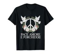 Pace, Amore e Porchiddii: Bestemmia Ironica e Divertente Maglietta