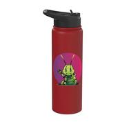 Pace Amore Grillo Insetti Pace Mano Bug Insetto Natura Stainless Steel Insulated Water Bottle