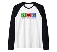 Pace Amore Procioni Carino Procione Maglia con Maniche Raglan