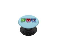 Pace Amore Procioni Carino Procione PopSockets PopGrip Adesivo