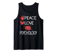 Pace Amore Psicologia Cervello Cuore Terapia Divertente Canotta