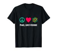 Pace, Amore, Scienza, Fisica, Studente, Insegnante, Regalo Maglietta