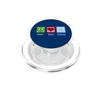 Pace Amore Scienza Insegnante Scienziato Carino PopSockets PopGrip per MagSafe