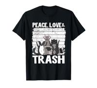 Pace, Amore & Trash Skunk Rat Procione Maglietta
