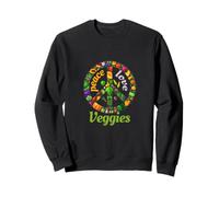 Pace, Amore & Veggies - Sano, Vegano, Animali, Vegetariano Felpa