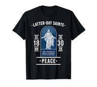 Pace dei Santi degli Ultimi Giorni - con Gesù e Vangelo Maglietta