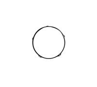 Pace Dho-1-12T-BK Cerchio singolo Tom 12" Serie Dho1 In Acciaio Da 1,6 Mm Finitu