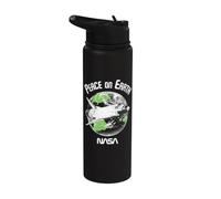 Pace di Natale sulla Terra Nasa Stainless Steel Insulated Water Bottle