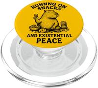 Pace esistenziale Capybara Roditore Animale Mangiare Snack PopSockets PopGrip per MagSafe