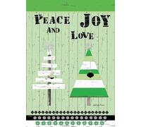 Pace Gioia E Amore - Grande Giardino Bandiera - Nuovo 28x40 Natale 0095