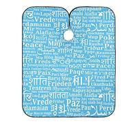 Pace In Diverse Lingue Taglio Di Capelli Mantello Regolabile Mantella Taglio Capelli Impermeabile Grembiule Da Parrucchiere Per Barbieri Bambini Uomini 140X168Cm