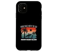 Pace in riva al mare - Mount Desert Island Custodia per iPhone 11