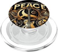 Pace in tutta la pace in tutto il mondo che ispira l'armonia dell'amore PopSockets PopGrip per MagSafe