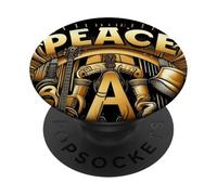 Pace in tutto il mondo Pace Inspiring Love Armonia per l'umanità PopSockets PopGrip Adesivo