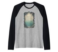 Pace interiore Equilibrio emotivo Tao Saggezza Tempesta Metafora Maglia con Maniche Raglan