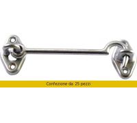 Pace Maurizio Ganci Fermafinestre Cromo Sat. mm 60 Pezzi 25 21OCS