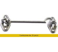 Pace Maurizio Ganci Fermafinestre Cromo Sat. mm 80 Pezzi 25 20OCS