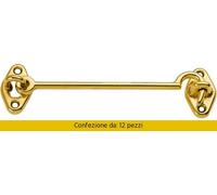 Pace Maurizio Ganci Fermafinestre Ottone mm 140 Pezzi 12 17OL