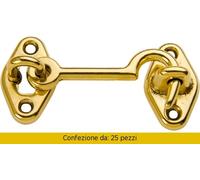 Pace Maurizio Ganci Fermafinestre Ottone mm 60 Pezzi 25 21OL