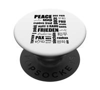 Pace Mondiale Paix Paz Pace Frieden #3 Pacifist PopSockets PopGrip Adesivo