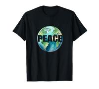 Pace Mondiale sulla Terra Contro la Guerra umanità e Amore Maglietta