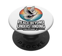 Pace oltre la comprensione dei filippesi 4:7 PopSockets PopGrip Adesivo