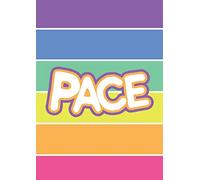 Pace: Quadernone quadretti 1 cm per elementari con margine, A4, 100 pagine, Rigatura 10, Arcobaleno, Ecosostenibile