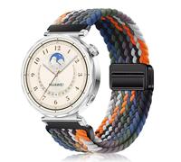 PaceBid 18mm Cinturino per Huawei Watch GT 6 41mm/Watch 5 42mm/GT 5 Pro 42mm/GT5/GT4, Intrecciato Nylon Magnetico Cinturini per Garmin Venu 4 41mm/Venu 3S/2S/Forerunner 265S/255S - Colorato