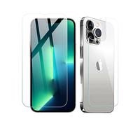 PaceBid 2 Pack (Anteriore e posteriore) Vetro Temperato Compatibile con iiPhone 13 Pro, [Anti-Graffi] [9H Durezza] [Anti-impronta] Pellicola Protettiva per iPhone 13 Pro