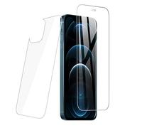 PaceBid 2 Pack (Anteriore e Posteriore) Vetro Temperato Compatibile con iPhone 12, [Anti-Graffi] [9H Durezza] [Anti-Impronta] Pellicola Protettiva per iPhone 12