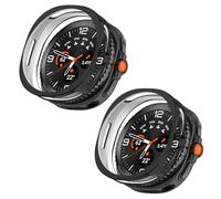 PaceBid [2 pezzi Cover per Samsung Galaxy Watch 8 Classic 46mm Case, HD TPU Custodia Protettiva Sottile Silicone Copertura Protezione Custodia per Samsung Galaxy Watch 8 Classic 46mm - Nero