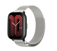 PaceBid 20mm Cinturino Compatibile con Amazfit Active, Acciaio Inossidabile in Metallo Magnetico Cinturino Sgancio Rapido di Ricambio per Amazfit Active - Starlight