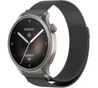 PaceBid 22mm Cinturino Compatibile con Amazfit Balance/Bip 6/Bip5/Bip Max, Acciaio Inossidabile in Metallo Magnetico Cinturino Sgancio Rapido di Ricambio per Amazfit Balance 3/2/Ultra - Nero#2
