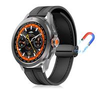 PaceBid 22mm Silicone Magnetico per Xiaomi Redmi Watch 5 Active/5 Lite/S4 Sport/S3/S1 Pro/S1 Active, Intrecciato Nero per Xiaomi 2/2 Pro/Mi