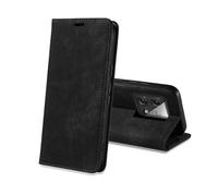 PaceBid Custodia Compatibile con Motorola Edge 50 Pro 5G, Magnetico Flip Folio Premium Cover [PU Pelle] Slot Porta Cellulare Portafoglio Protettiva Cover per Motorola Edge 50 Pro 5G - Nero