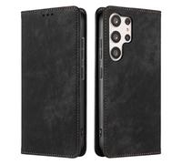 PaceBid Custodia Compatibile con Samsung Galaxy S25 Ultra 5G, Magnetico Flip Folio Premium Cover [PU Pelle] Slot Porta Cellulare Portafoglio Protettiva Cover per Samsung Galaxy S25 Ultra 5G - Nero