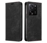 PaceBid Custodia Compatibile con Xiaomi 13T Pro 5G/Xiaomi 13T, Magnetico Flip Folio Premium Cover [PU Pelle] Slot Porta Cellulare Portafoglio Protettiva Cover per Xiaomi 13T Pro 5G/Xiaomi 13T -Nero