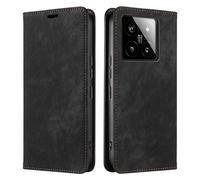 PaceBid Custodia Compatibile con Xiaomi 14T 5G, Magnetico Flip Folio Premium Cover [PU Pelle] Slot Porta Cellulare Portafoglio Protettiva Cover per Xiaomi 14T 5G -Nero