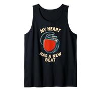 Pacemaker My Heart Has A New Beat Retro Mens Surgery Recover Canotta