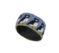 Pachamama - Fascia per orecchie da donna, in lana, foderata, lavorata a mano, multicolore