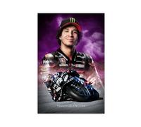 pachbzx Poster su tela con Marco Bezzecchi MotoGP 2025, decorazione artistica da parete per soggiorno, camera da letto, 30 x 45 cm