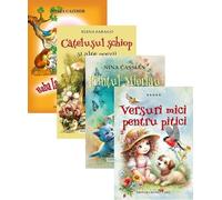 Pachet 4 carti. Poezii ilustrate - Otilia Cazimir, Elena Farago, Nina Cassian