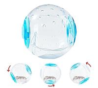 Pacienjo Palla per Esercizi per criceti,Simpatici Giocattoli per Esercizi per criceti per Piccoli Animali - Sfera per Criceto silenziosa Traspirante Palla da Corsa per Criceto Nano da 7 Pollici Palla