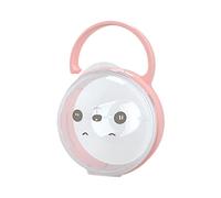 Pacienjo Porta Ciuccio | Supporto per Clip per Custodia Scudo Ciuccio - Contenitore per Ciuccio Neonato affidabile Antipolvere Portatile Universale per Uso Alimentare Contenitore per Ciuccio